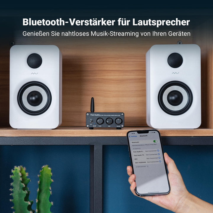 Stereo Verstärker Bluetooth Class D 2.0 TPA3116 100W RMS - Bild 2