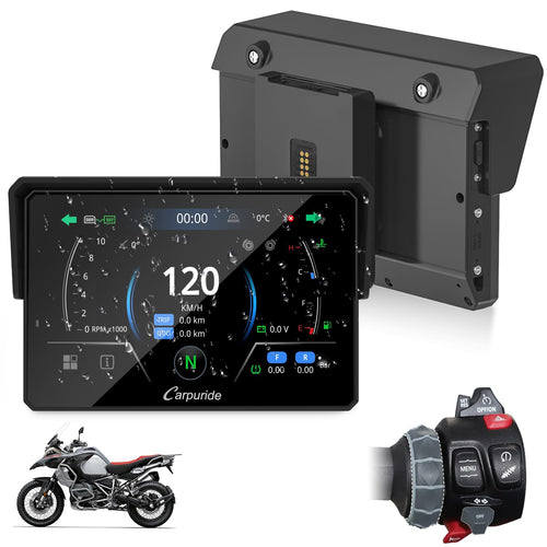Motorrad-Display 5 Zoll BMW Wireless CarPlay Android Auto Wonder Wheel