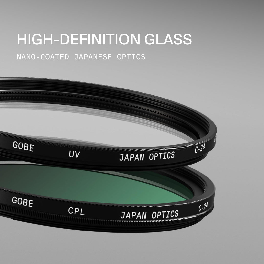 Kamerafilter-Set 43mm UV-Filter + Polfilter CPL mit Nano-Beschichtung - Bild 2