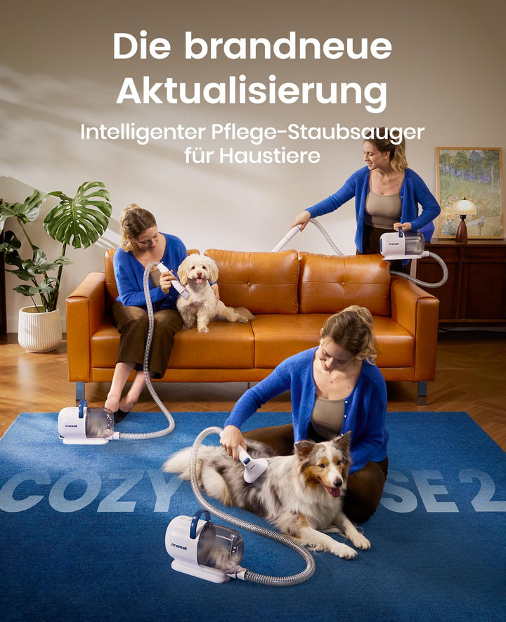Hundeschermaschine mit Staubsauger 6-in-1 Set 2L Behälter - Bild 2
