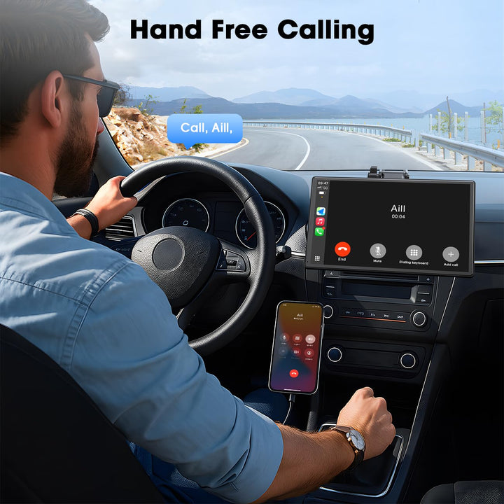 Tragbares CarPlay Display 9 Zoll Touchscreen mit Android Auto &amp; Bluetooth - Bild 9