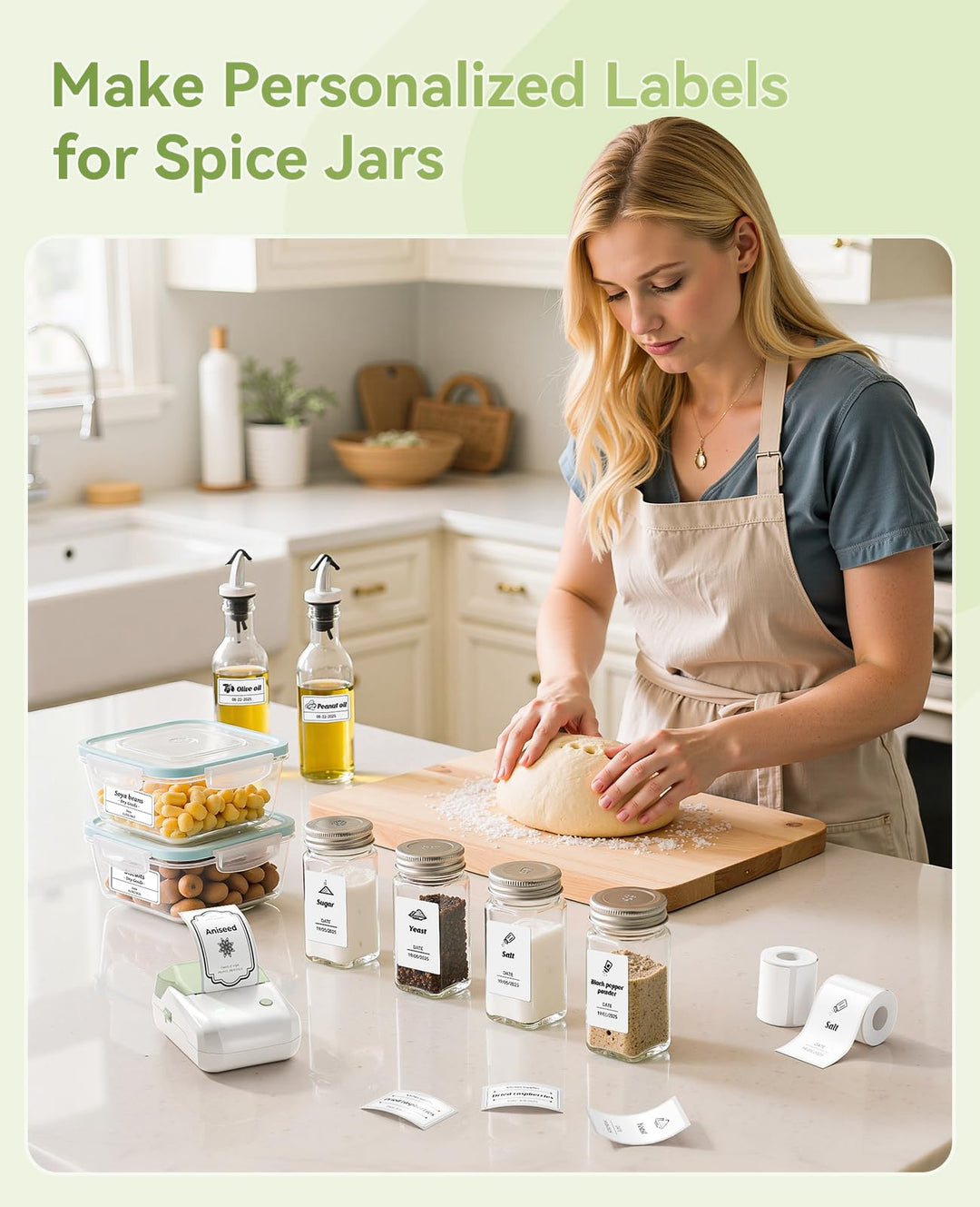 Etikettendrucker Bluetooth Thermodruck tintenfrei fuer Buero und Kleinbetrieb - Bild 4