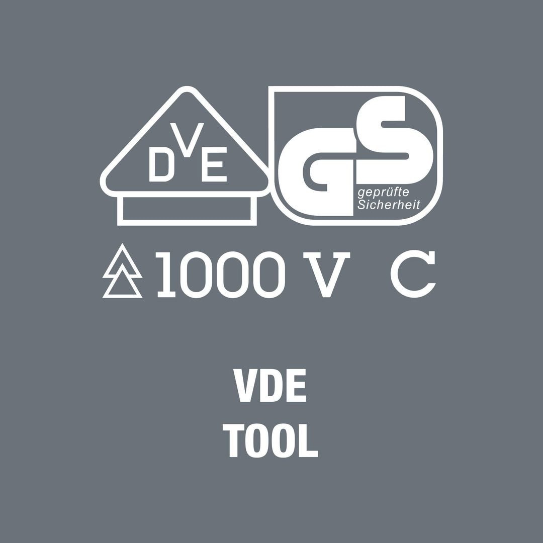 VDE-Schraubendreher-Set 6-teilig mit reduziertem Klingendurchmesser 1000V - Bild 3