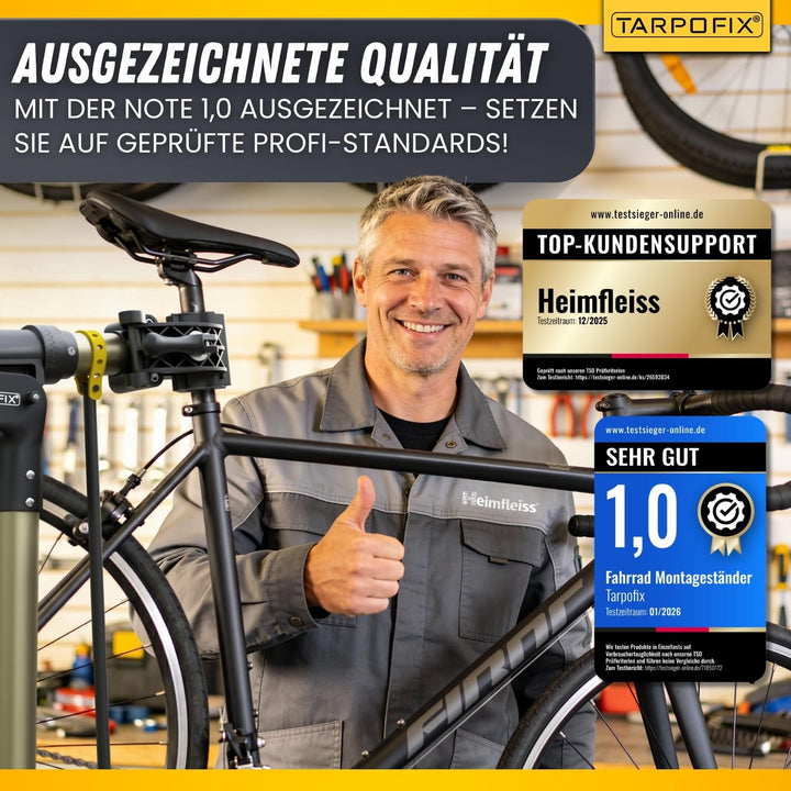 Fahrrad Montageständer höhenverstellbar 98-155 cm bis 50 kg E-Bike - Bild 2