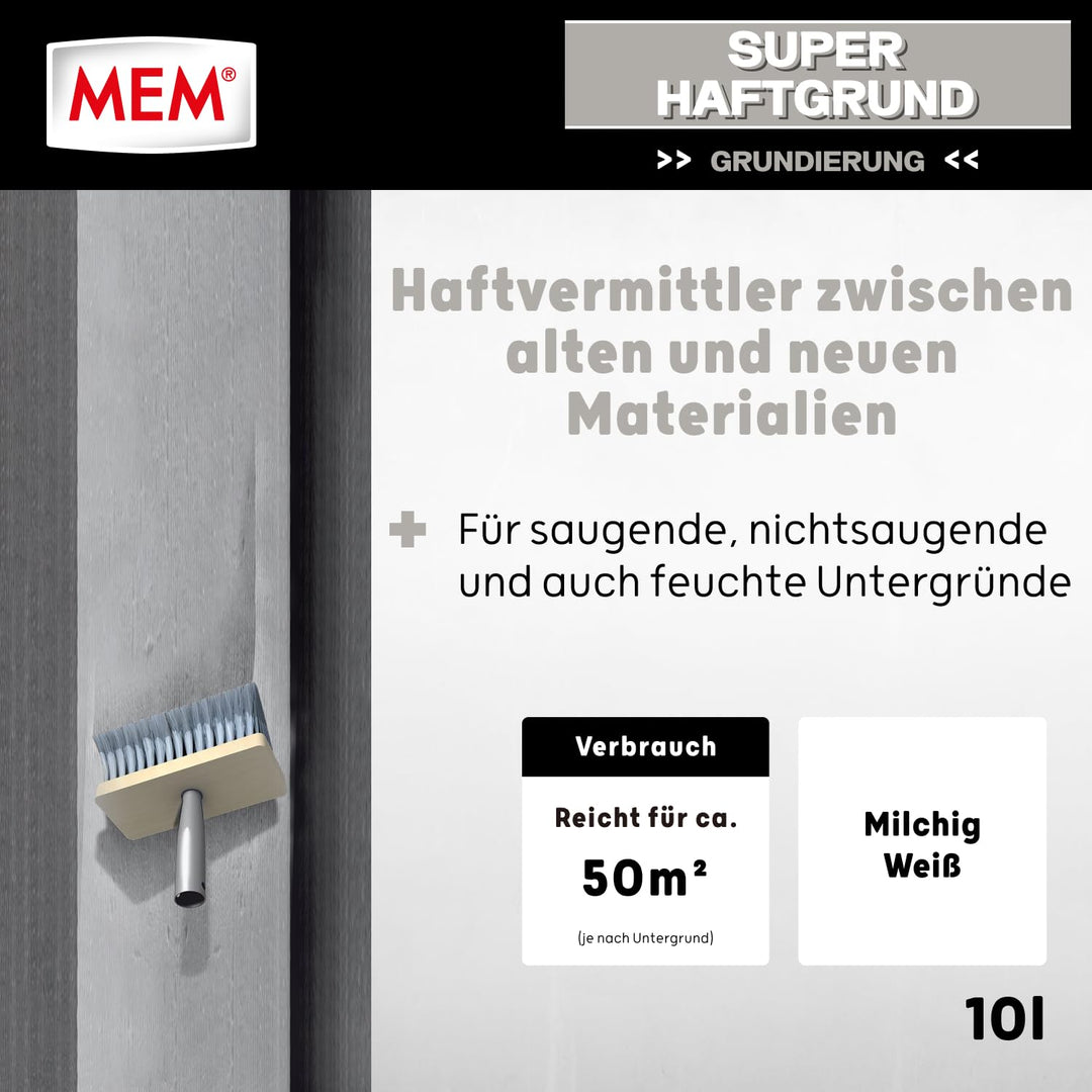 Haftgrund Haftvermittler lösemittelfrei 10 l für Beton Putz Estrich - Bild 2