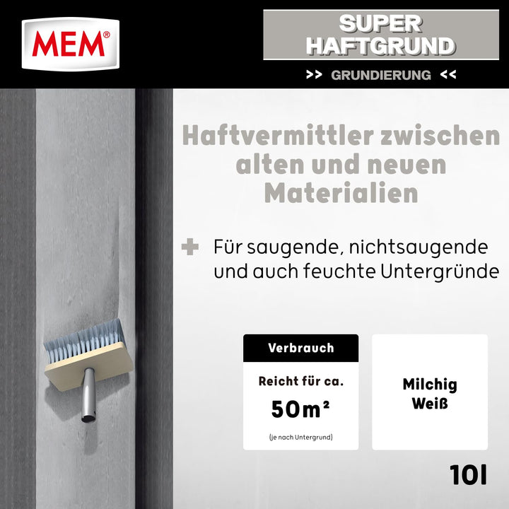 Haftgrund Haftvermittler lösemittelfrei 10 l für Beton Putz Estrich - Bild 2