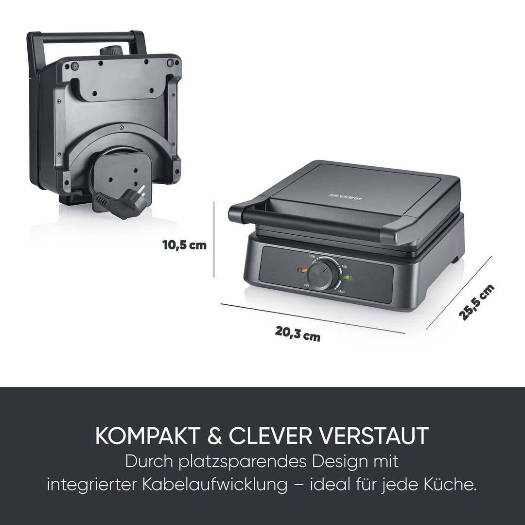Waffeleisen belgische Waffeln Keramik PFAS-frei 1600 Watt - Bild 3