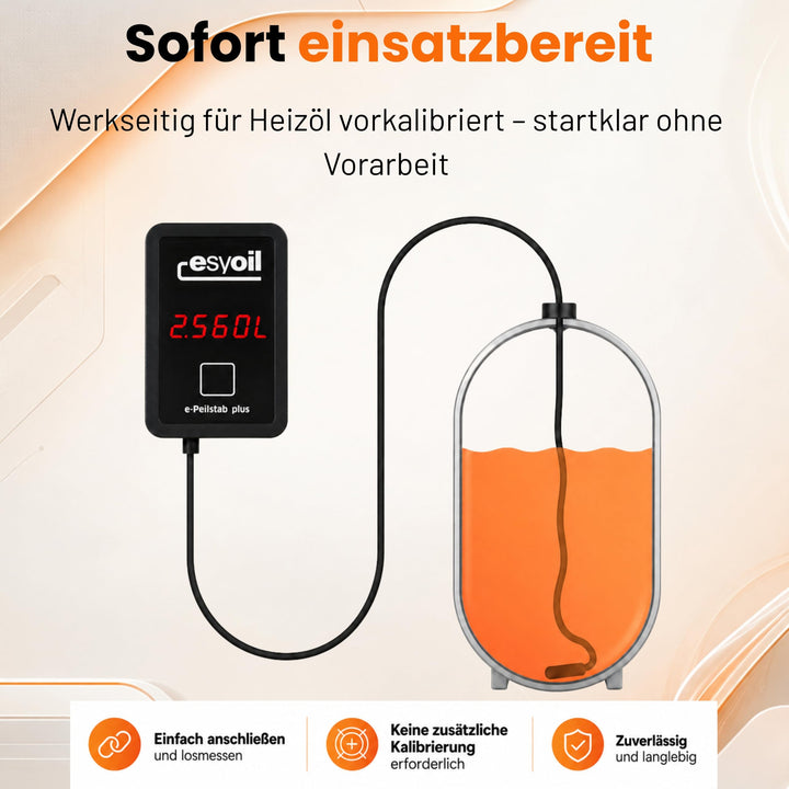 Heizöltank Füllstandsanzeige digital für 500–9.999 L Öltanks - Bild 3