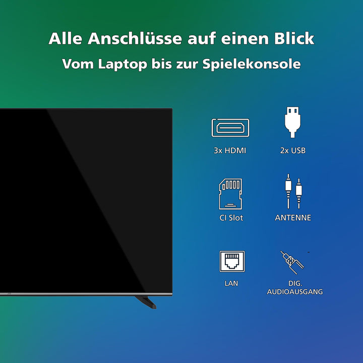 Fernseher 50 Zoll 4K UHD VIDAA Smart TV Triple-Tuner HDR - Bild 4