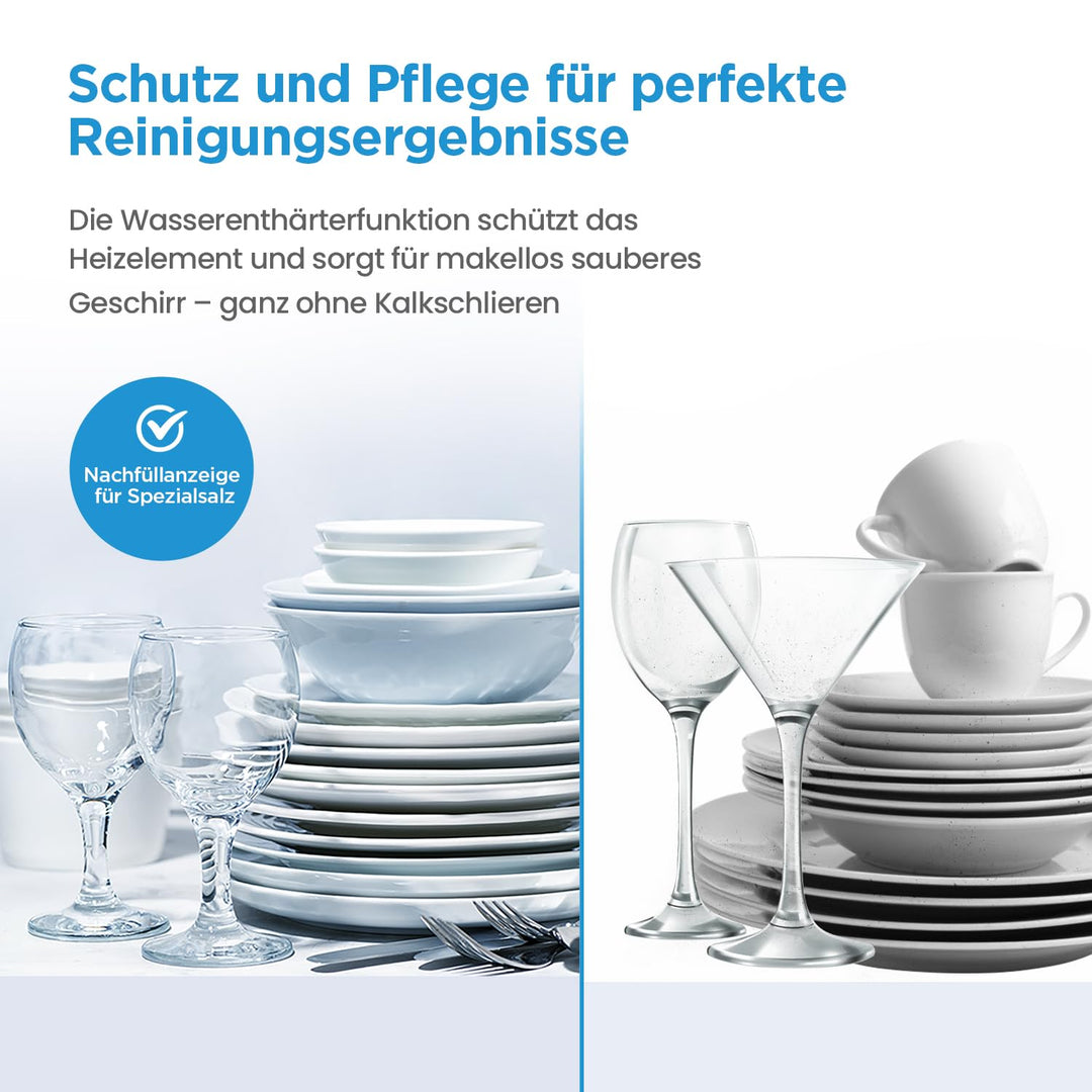 Tischgeschirrspüler 6 Maßgedecke mit App-Steuerung kompakt weiss - Bild 6