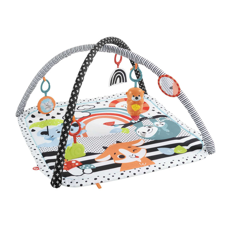 Krabbeldecke mit Spielbogen Musik Licht 3-in-1 ab Geburt