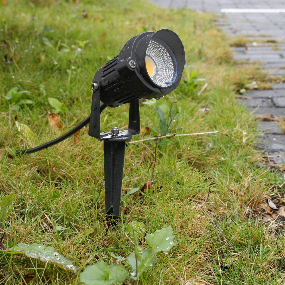 COB LED Gartenstrahler 4er-Set 5W IP65 Kaltweiß Aussen - Bild 4