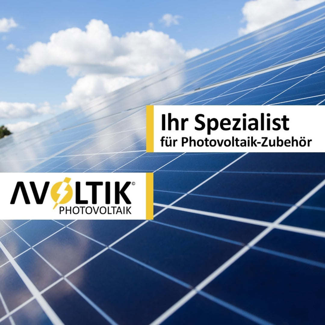 Balkonkraftwerk Halterung eckig Aluminium 0-30° neigbar für 2 Solarmodule - Bild 11