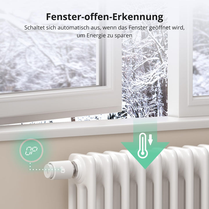 Heizkörperthermostat Zigbee Smart M30x1.5 mit App-Steuerung 4er-Set - Bild 7