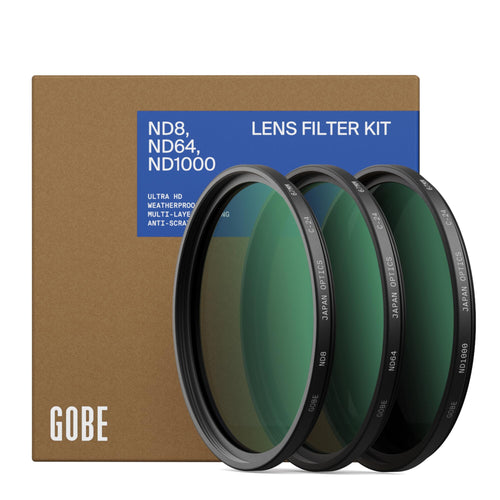 Graufilter-Set 40,5 mm ND8 ND64 ND1000 für Langzeitbelichtung