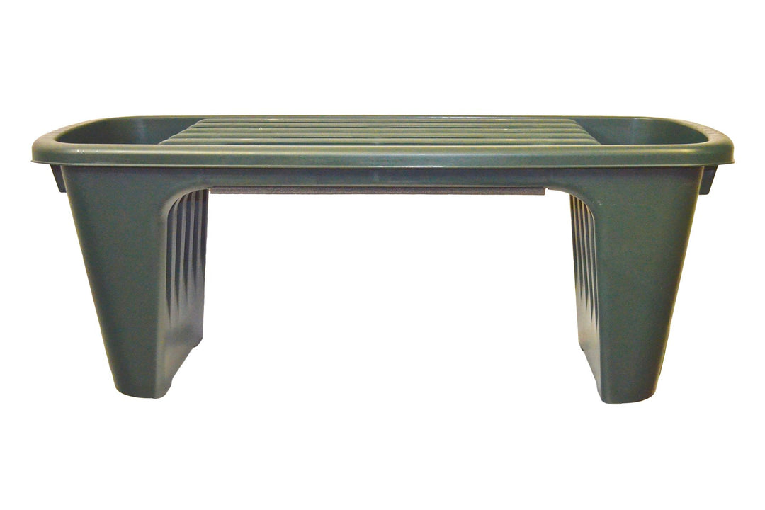 Garten-Kniebank Kunststoff mit Knieschutz-Polster, 67x25x34 cm