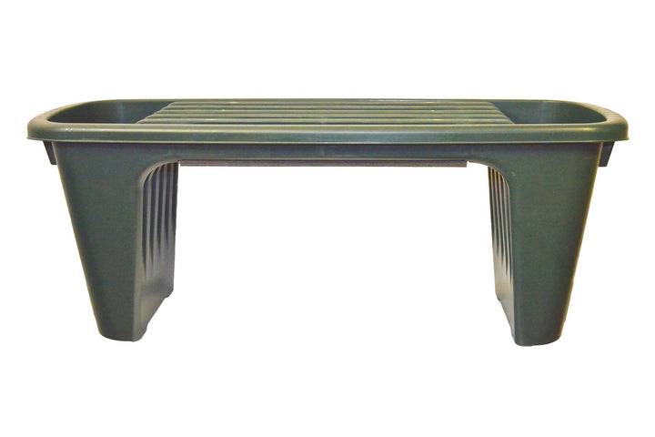 Garten-Kniebank Kunststoff mit Knieschutz-Polster, 67x25x34 cm