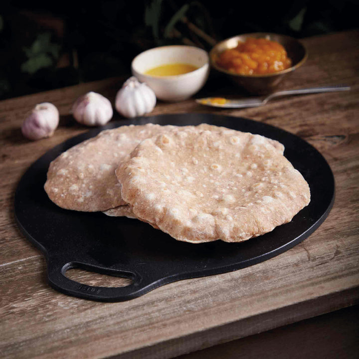 Gusseisen Grillplatte 38cm PTFE-frei für Induktion, Gas, Ofen - Bild 10
