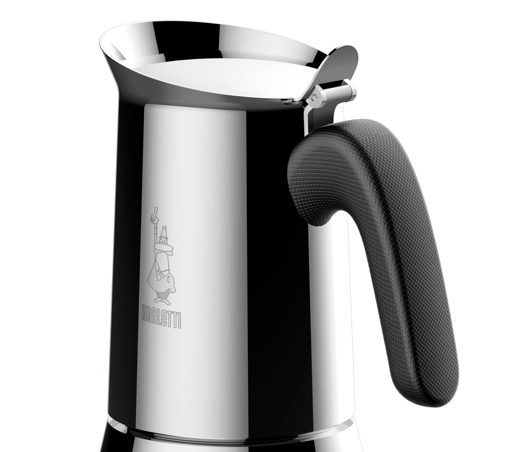 Espressokocher Induktion Edelstahl 6 Tassen 0,4 l spülmaschinenfest - Bild 2