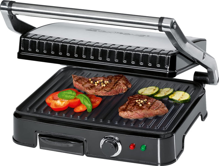 Kontaktgrill 2000W beidseitig antihaftbeschichtet 29,5x23,5cm - Bild 2