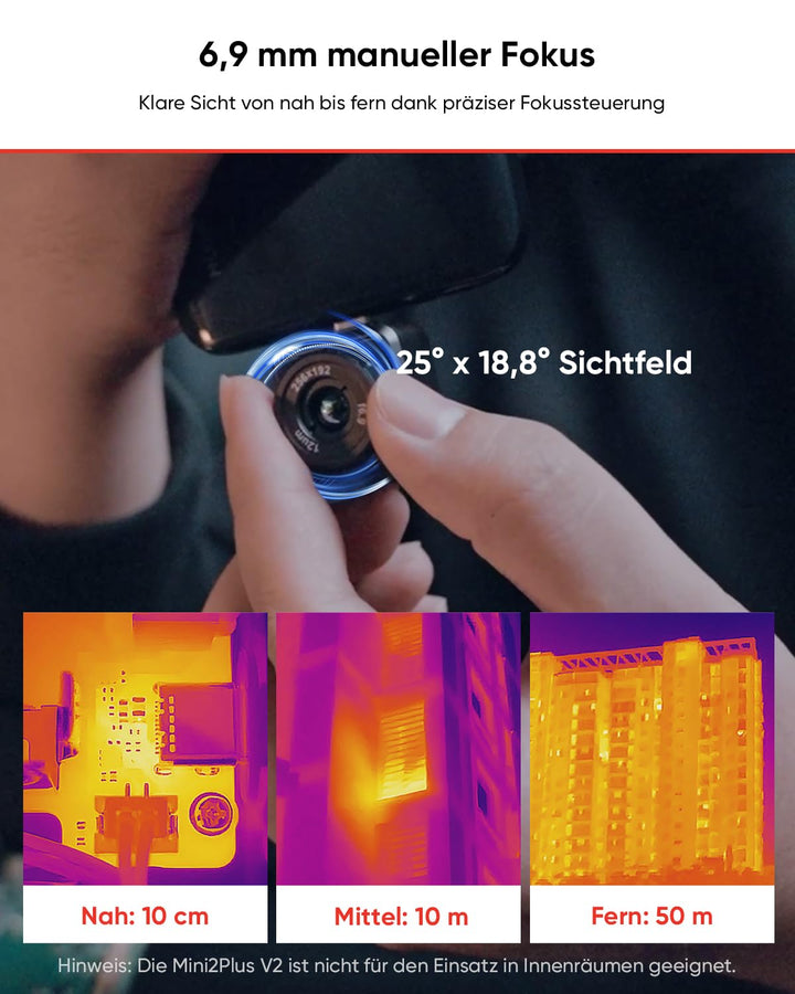 Wärmebildkamera Smartphone 512x384 SuperIR USB-C für Inspektion - Bild 4