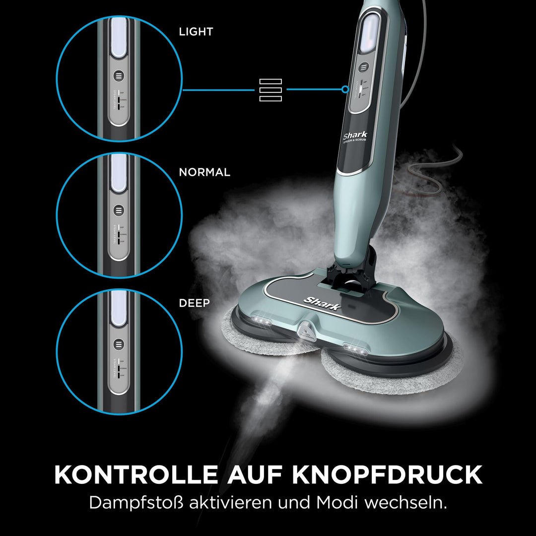 Dampfreiniger mit Steam Blaster 3 Stufen 8 m Kabel Hartböden - Bild 6
