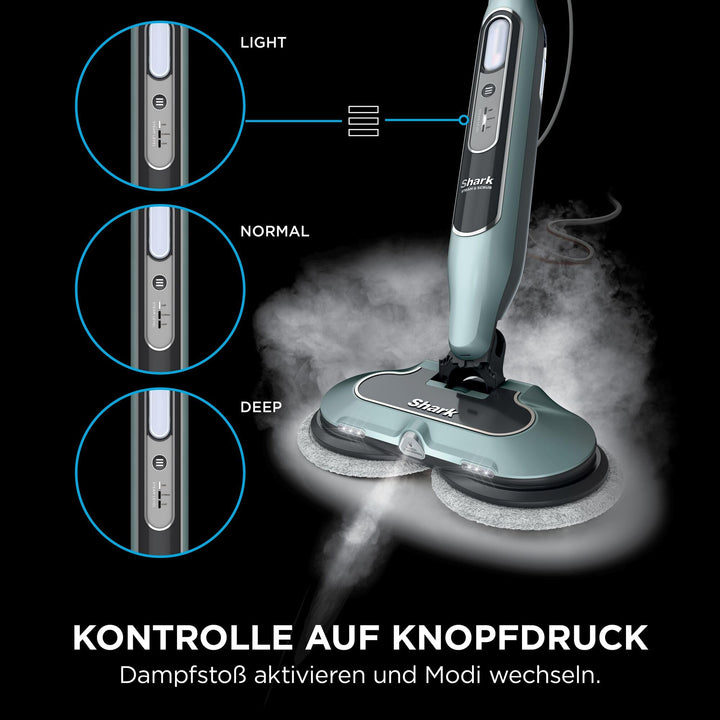 Dampfreiniger mit Steam Blaster 3 Stufen 8 m Kabel Hartböden - Bild 6
