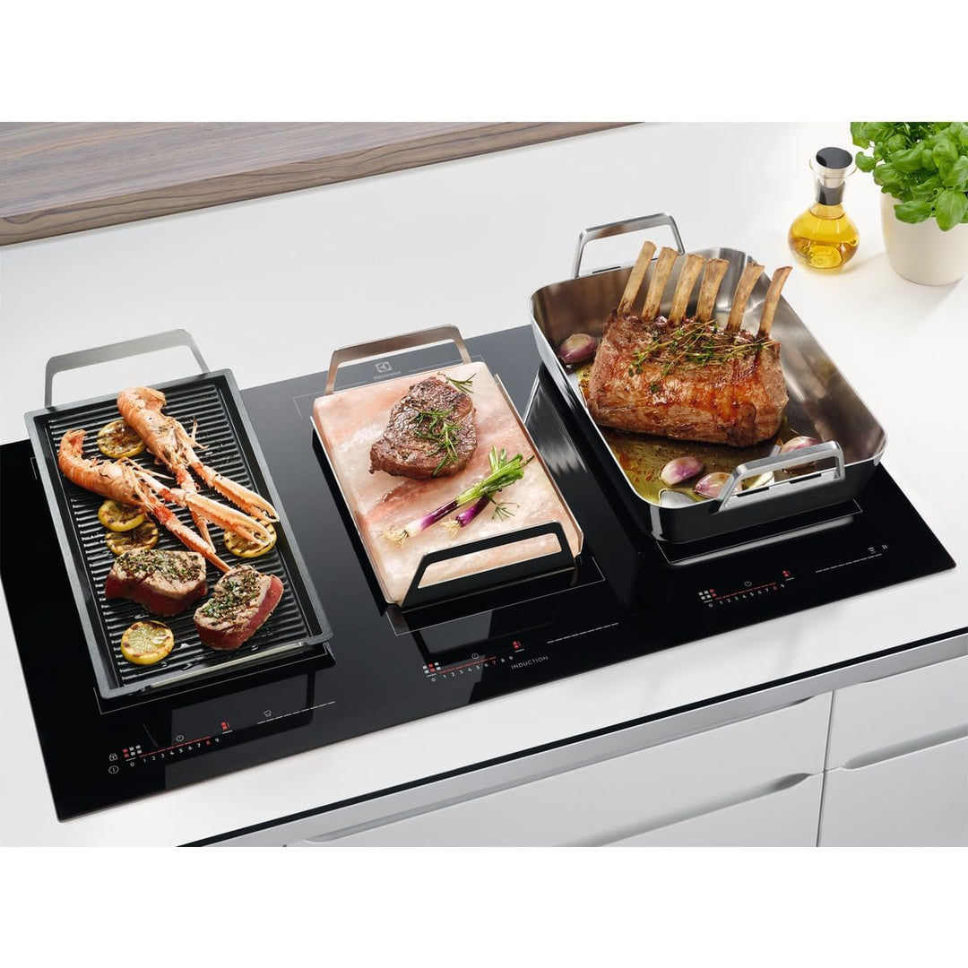 Plancha Grillplatte für Induktionskochfeld Schwarz E9HL33 - Bild 3