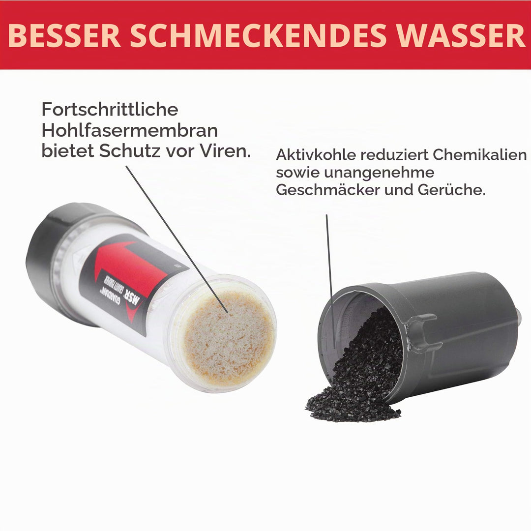 Schwerkraft-Wasserfilter 10 L Hohlfaser mit Aktivkohle für Camping - Bild 3