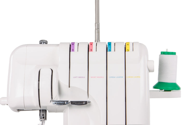 Overlock-Nähmaschine 2/3/4-Faden mit Differentialtransport und LED - Bild 4