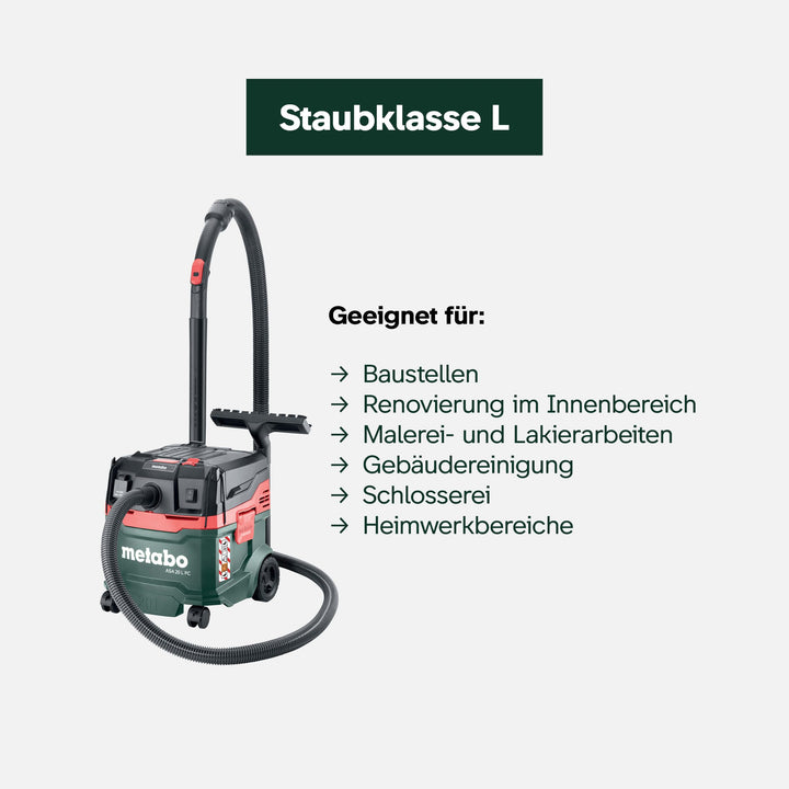 Nass-Trockensauger 1200 W 20 L Staubklasse L mit PressClean - Bild 5