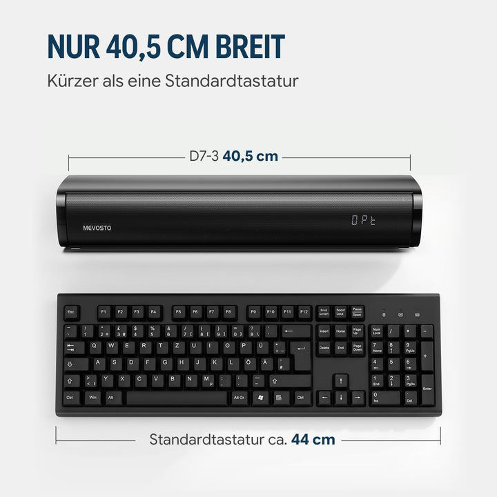 Mini-Soundbar 2.1 mit integriertem Subwoofer 40,5 cm für TV und PC - Bild 2