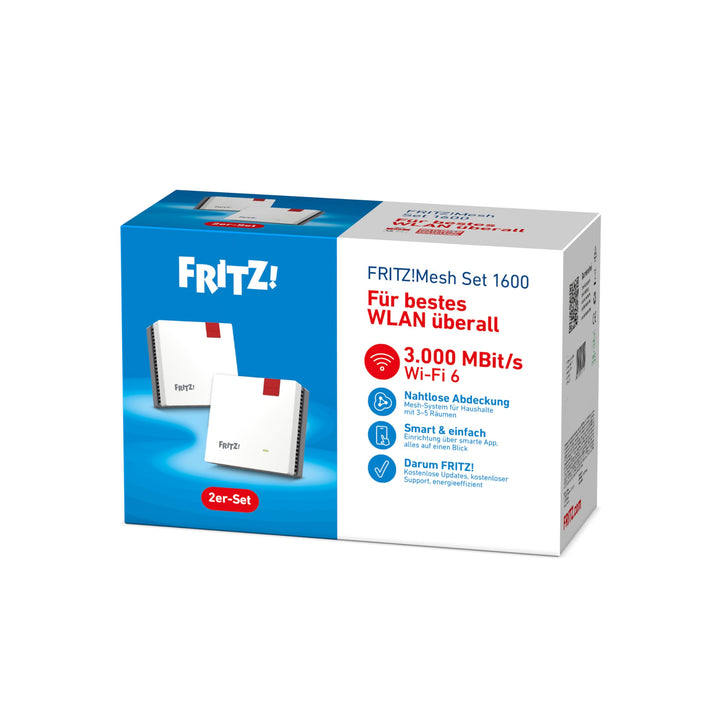WLAN Mesh Set Wi-Fi 6 bis 3000 MBit/s 2er-Set für ganzes Haus - Bild 4