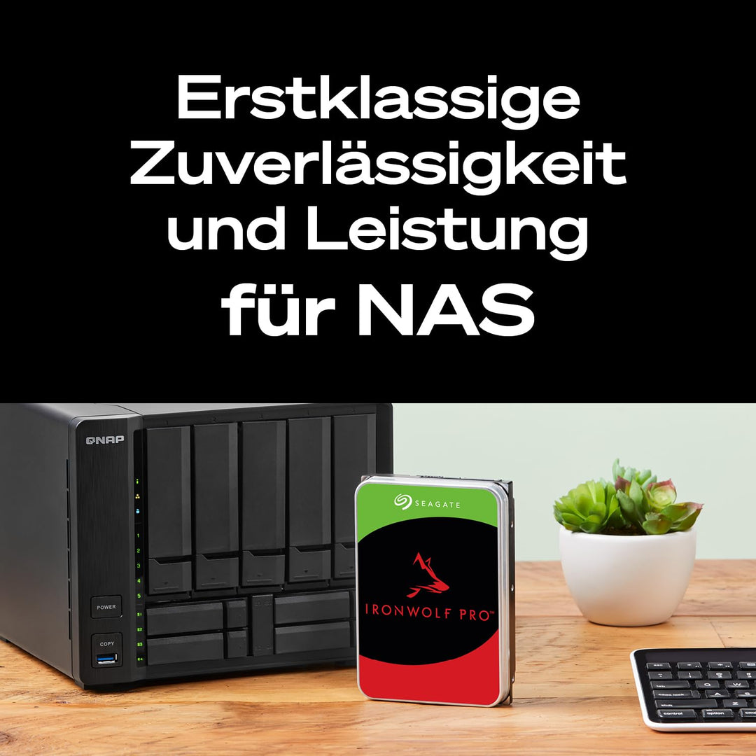 NAS-Festplatte 28TB SATA CMR IronWolf Pro fuer Dauerbetrieb - Bild 5