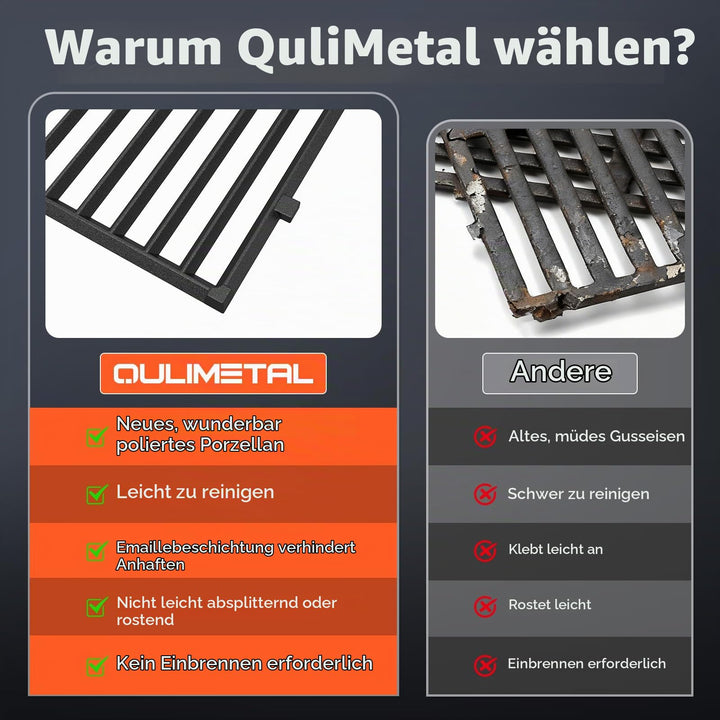 Grillrost Gusseisen 49,5x33cm für Weber Genesis 300 Serie 2er-Set - Bild 5