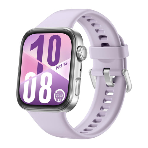 Smartwatch mit GPS und Fitness Tracker 27g Lila für iOS & Android