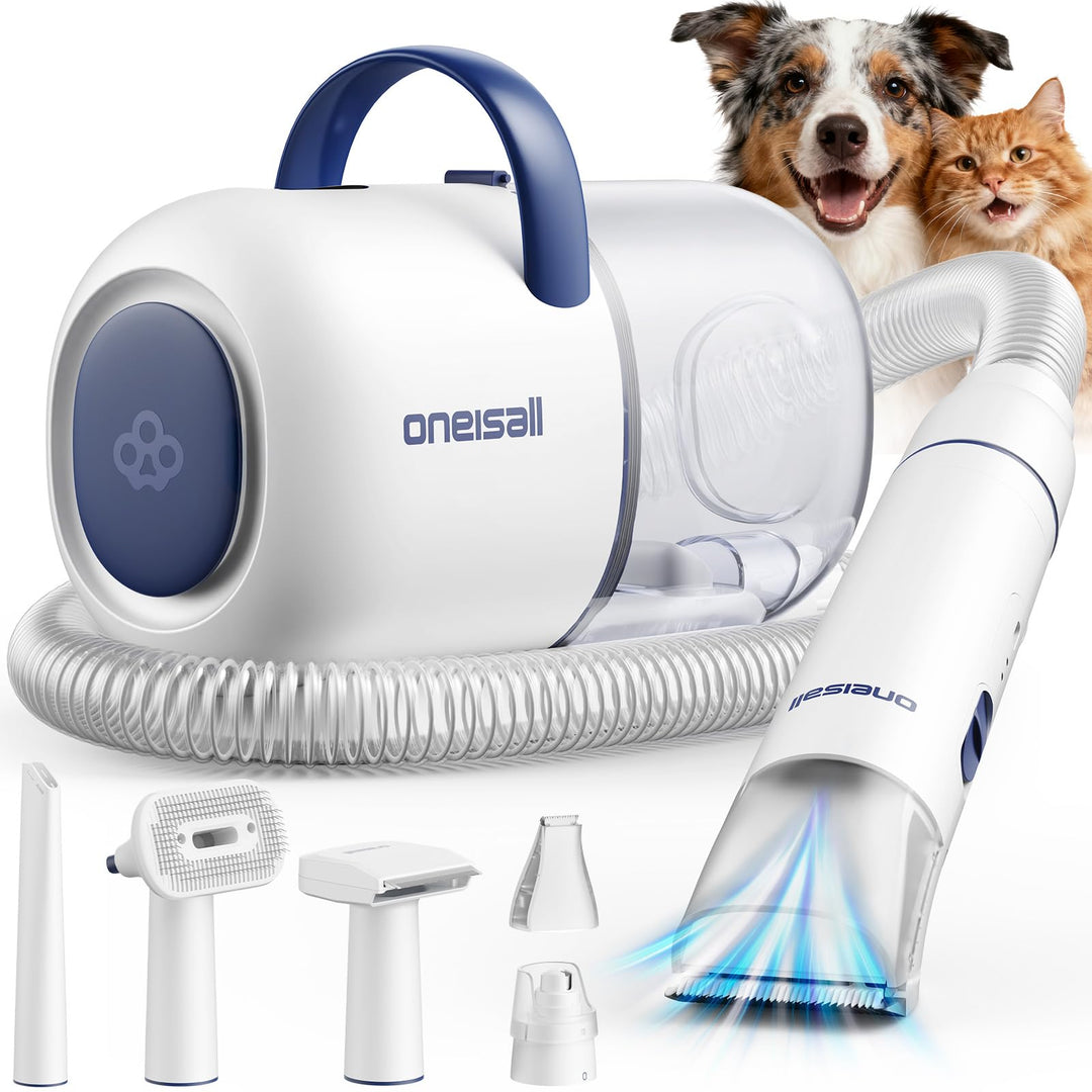 Hundeschermaschine mit Staubsauger 6-in-1 Set 2L Behälter