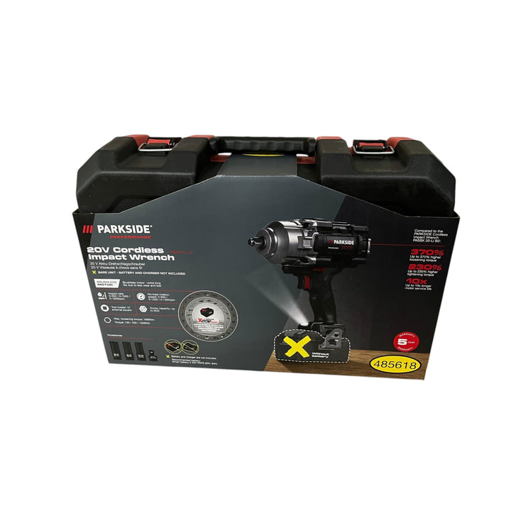 Akku-Schlagschrauber Brushless 1/2 Zoll 1898 Nm bis M33 im Koffer