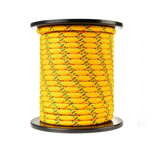 Polypropylen Seil 10 mm x 50 m Gelb geflochten Outdoor & Camping