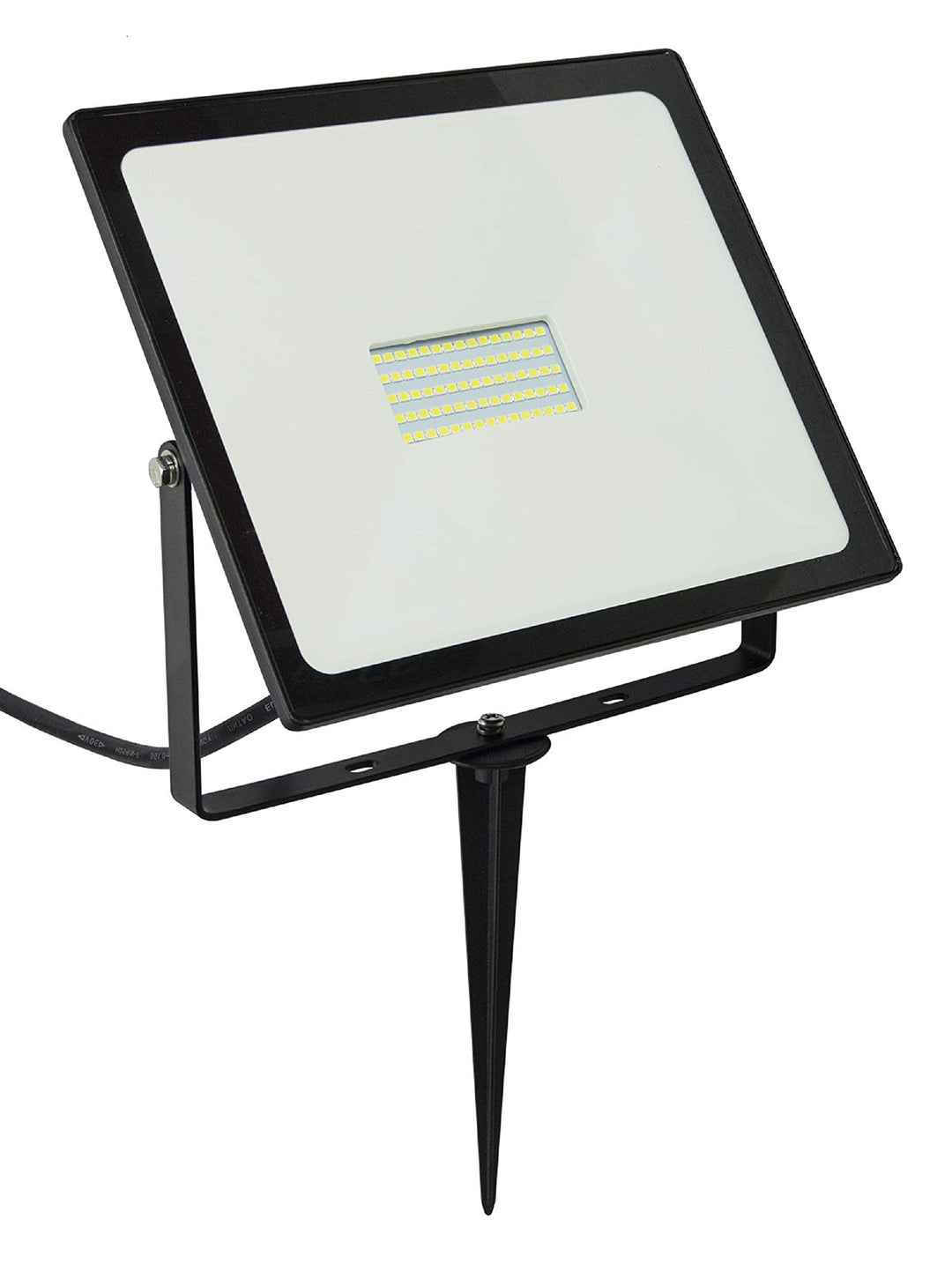 LED Gartenstrahler 100W IP65 8000lm 6000K Kaltweiß mit Erdspieß