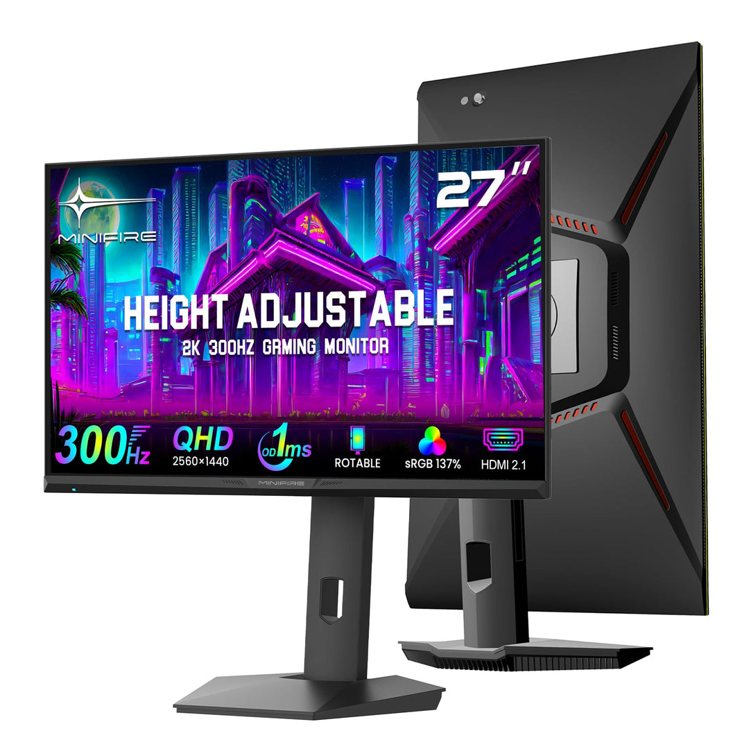 Gaming Monitor 27 Zoll QHD 300Hz Fast-IPS 1ms fuer PC und Konsole