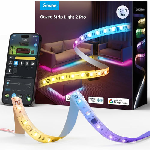 LED Streifen RGBWWIC 5m Smart mit Weisslicht 2700-6500K 1700lm