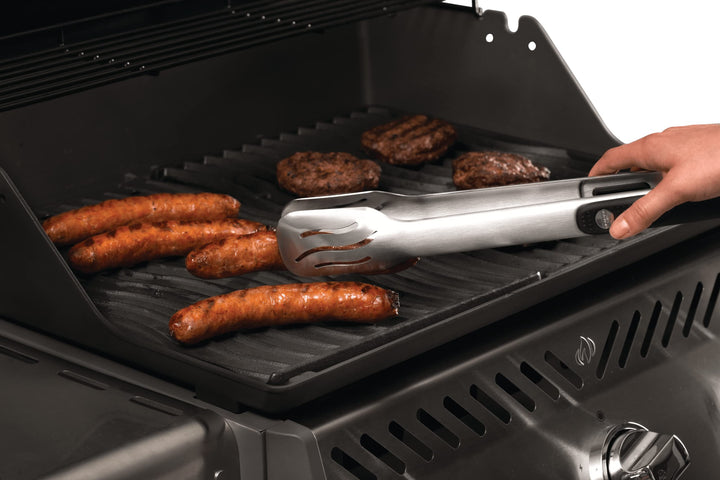 Grillset Edelstahl 2-teilig mit Spatel und Zange für Grill - Bild 3