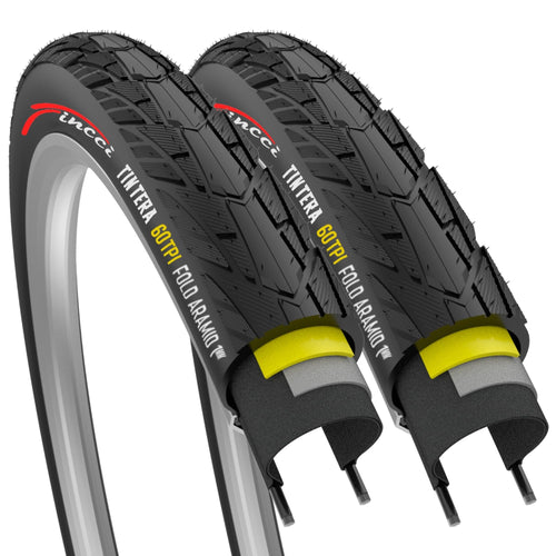 Fahrradreifen 28 Zoll Faltbar 42-622 City Nylon-Pannenschutz 2er Set