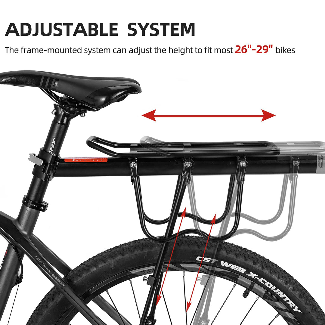 Fahrrad Gepäckträger Alu Schnellspanner 25 kg bis 29 Zoll - Bild 3