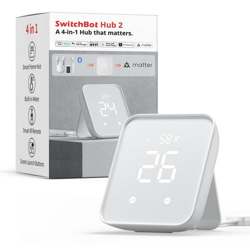 Smart Home Hub mit Thermo-Hygrometer und IR-Fernbedienung, WLAN