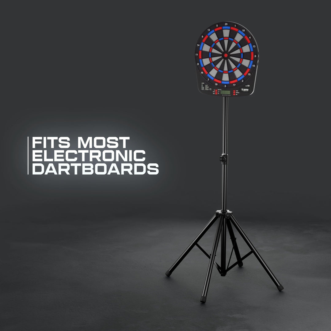 Dartständer Quadpod 4-beinig höhenverstellbar für Sisal &amp; Elektronik - Bild 7