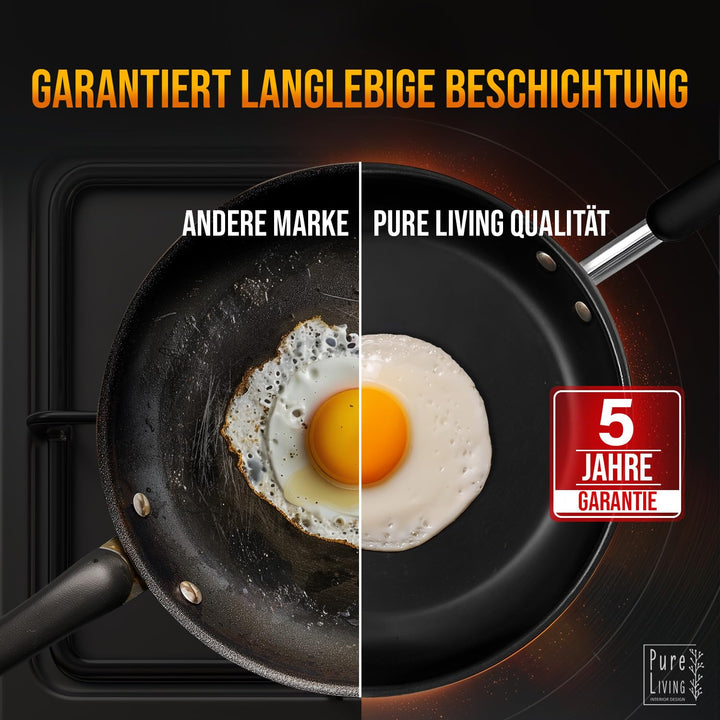 Bratpfanne 28 cm Induktion Antihaft 3-lagig ofenfest spülmaschinenfest - Bild 2