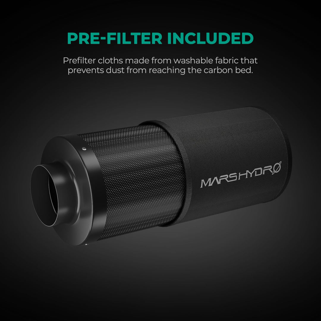 Aktivkohlefilter 100mm für Growzelt mit australischer Aktivkohle - Bild 6