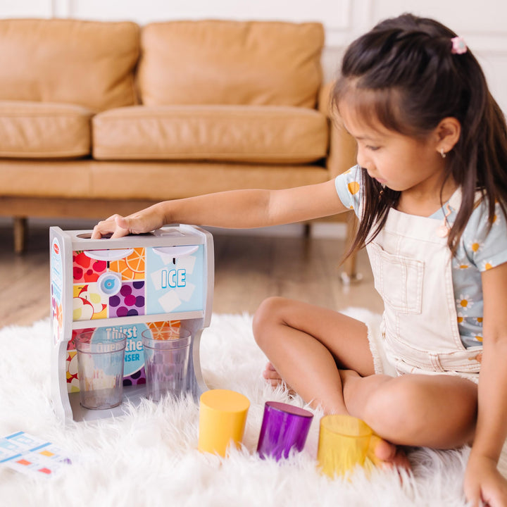 Getränkespender Holz 12-teilig Rollenspiel Kinderküche ab 3 Jahren - Bild 2